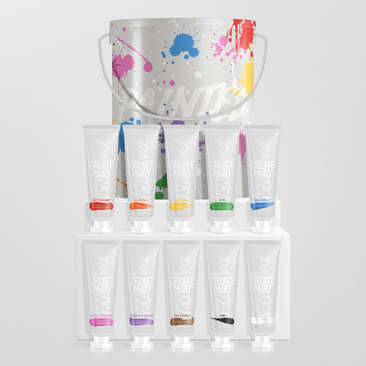 Painted Halloween bundle with 10 original Create Paint shades and an exclusive Halloween tin