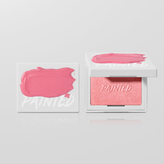 Painted Aura highlighter compact and shimmer shade