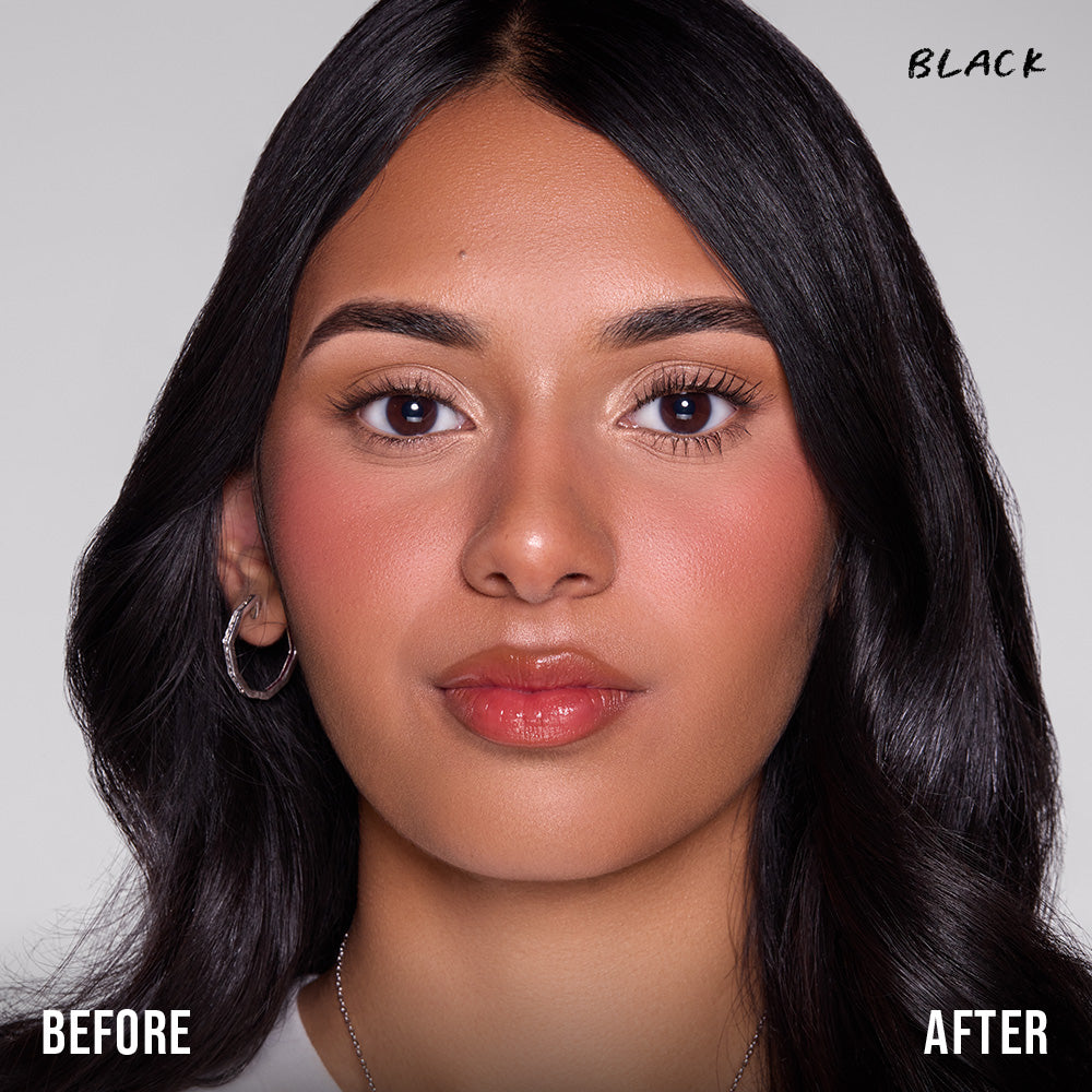Black Mascara on Aanya