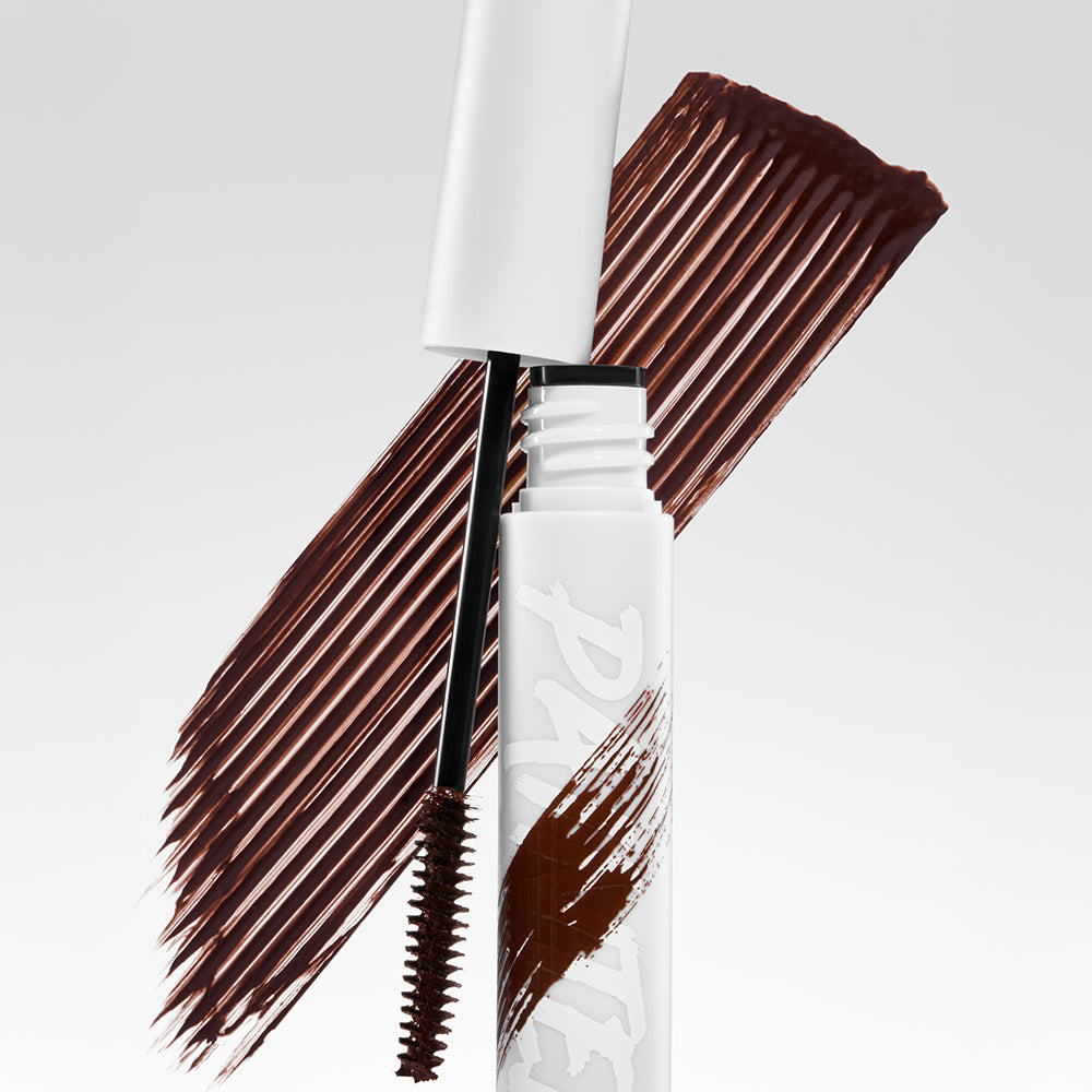 Brown Mascara tube and wand with formula
