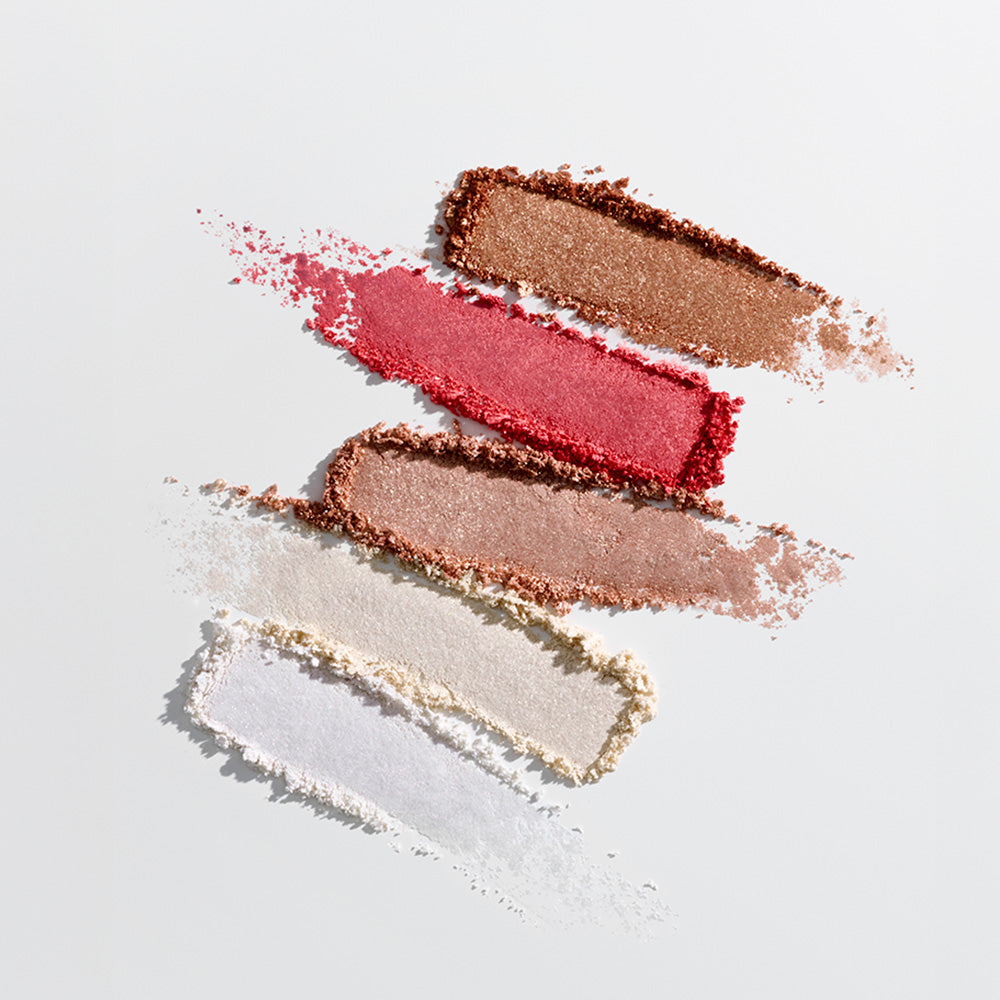 Painted Highlighter shade comparison swatches